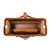 This is the inside view of the Spurgeon Briefcase in tan