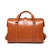 High quality back view of the Spurgeon leather Briefcase in tan
