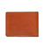 This is the back view of the William Penn Bifold Wallet in tan