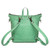 Suzette's Steals Universal Leather Backpack - Mint