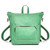 High quality full grain Suzette's Steals Universal Leather Backpack - Mint front view - Saddleback Leather