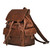 Burnt sausage large travel backpack, angled