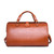 High quality back view of the Wesley Deep Pocket Duffle in Italian Tan Leather
