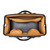 High quality inside view of the Wesley Deep Pocket Duffle in Italian Black Leather
