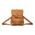 High quality full grain Front Pocket Leather Backpack - Arizona Diamondbacks front view - Saddleback Leather