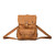 High quality full grain Front Pocket Leather Backpack - Chicago White Sox front view - Saddleback Leather