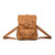 High quality full grain Front Pocket Leather Backpack - Minnesota Twins front view - Saddleback Leather