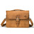 High quality full grain Fourteener Thin Leather Briefcase - Cincinnati Reds front view - Saddleback Leather
