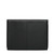 High quality the back of the black leather document holder that holds a 16" laptop. Made by Saddleback