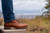 High quality lifestyle image of the Huntsman boot in natural patina