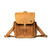 High quality tan full grain leather Tank Backpack - San Francisco Giants front view - Saddleback Leather