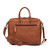 This is the product front  image of the women's business satchel in light tan