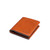This is the side view of the Silverback Large Bifold Wallet in light tan