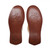 High quality tan full grain leather Dave's Deals Women's Sheepskin Slippers - Old Design - Size 11 - Tobacco alternate angle - Saddleback Leather