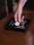 High Quality catchall valet tray with items in the tray