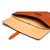 This is the open image of the document holder in tan