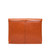 High quality back image of the document leather holder in tan