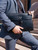 This is the lifestyle image of the document holder in black