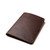 This is the side view of the Moleskine cover in dark brown