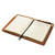 This is the lifestyle view of the Moleskine cover in dark brown