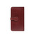 High quality back view of the Silverback Big leather Wallet in reddish brown