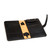 This is the inside view of the Silverback Big Wallet in black