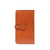 High quality back view of the Silverback Big leather Wallet in light tan