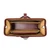 High quality full grain leather Dave's Deals Spurgeon Briefcase - Oxblood interior view - Saddleback Leather