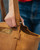 High quality dark brown full grain leather Original Tote alternate angle - Saddleback Leather