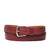High quality full grain leather Dave's Deals Italian Dress Belt - Size 42 - Oxblood front view - Saddleback Leather