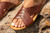 This is the lifestyle image of the martha sandals