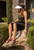 High quality lifestyle image of the martha sandals
