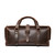 High quality front view of the dark brown leather range and tool bag