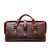 High quality front view of the reddish brown leather range and tool bag
