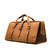High quality side view of the light brown leather range and tool bag