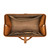 This is the inside view of the light brown leather range and tool bag