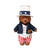 High quality full grain leather 2026 Uncle Sam Teddy Bear back view - Saddleback Leather