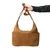 High quality tan full grain leather Suzette's Steals Women's Hobo Organizer Bag - Tobacco front view - Saddleback Leather
