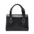This is the back view of the Silverback Double Handle Purse in black