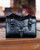 lifestyle image of the silverback handle purse