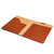 High quality tan full grain leather Dave's Deals C.S. Lewis Medium Portfolio - English Tan interior view - Saddleback Leather