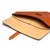 High quality tan full grain leather Dave's Deals Silverback Document Holder - English Tan side view - Saddleback Leather