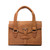Suzette's Steals Double Handle Purse - Tobacco