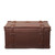 High quality dark brown full grain Leather Trunk alternate angle - Saddleback Leather