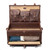 High quality dark brown full grain Leather Trunk alternate angle - Saddleback Leather
