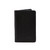 High quality front of a black leather business card holder wallet.