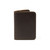 High quality black leather business card holder wallet front