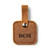 High quality full grain Leather Bag Tag front view - Saddleback Leather