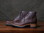 High quality side view of the Huntsman boot in dark brown