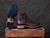 High quality side view of the Huntsman boot in dark brown